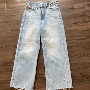 Old Navy extra high rise wide leg jeans